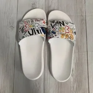 Under Armour Unisex Core Remix Pride SlidesSandles White Size: USA 9M/10.5W NEW! NWT.11%Under Armour Sandals.Unisex UA Core Remix Pride  main image 2